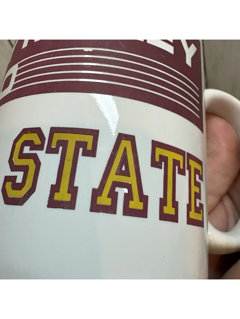 Vtg My Kid & My Money Go To Arizona State University Mug Coffee Cup Sun Devils